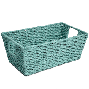 Stackable <span class=keywords><strong>wicker</strong></span> lưu trữ giỏ dệt cỏ biển giỏ với xử lý cho phòng giặt ủi - Product Image 2