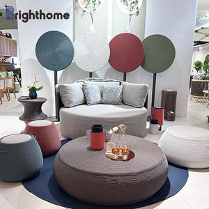 أثاث فاخر خارجي كرسي صالة حمام سباحة كرسي شمسي شاطئ مزدوج غطاء خارجي غطاء بالي سرير نهاري خارجي - Product Image 3