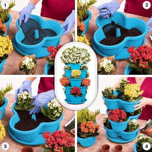 <span class=keywords><strong>Jardinière</strong></span> verticale d'intérieur pour <span class=keywords><strong>balcon</strong></span>, <span class=keywords><strong>jardinière</strong></span> suspendue intelligente, pot de fleurs pour herbes, légumes, fleurs, fraises - Product Image 2