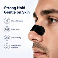 Bandes nasales de qualité supérieure, emballage personnalisé, marque privée, bande adhésive anti-ronflement pour un meilleur sommeil, certifiées CE, MSDS, ISO13485