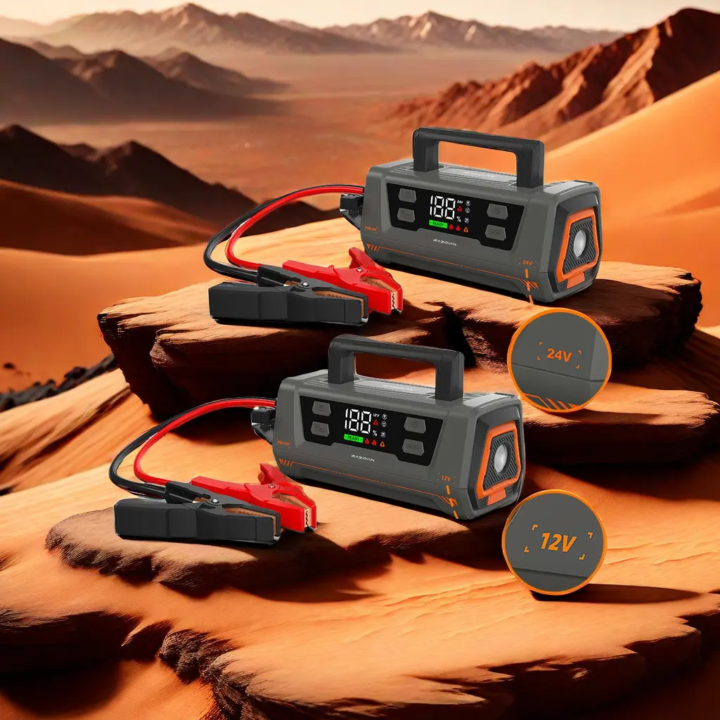 12 V 600 A Peak-Autostarter Batterie-Springstart Hochleistungs-Autostarter mit USB-Anschluss für Handy-Aufladung