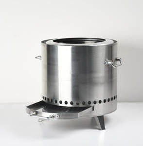 Benutzer definierte Edelstahl tragbare Outdoor-Holzkohle Brennholz ofen Rauchfreier Lager ofen Kochen Feuerstelle Camping - Product Image 5