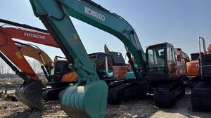 Kobelco SK210D de segunda mano, Kobelco 210 usado, máquina mediana de 21 toneladas para construcción y edificación, motor original. - Product Image 2
