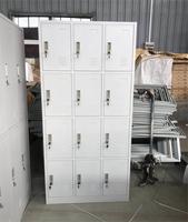 Armoire de rangement en acier Luoyang Besteel Factory, 12 ou 15 portes, casier métallique pour salle de sport