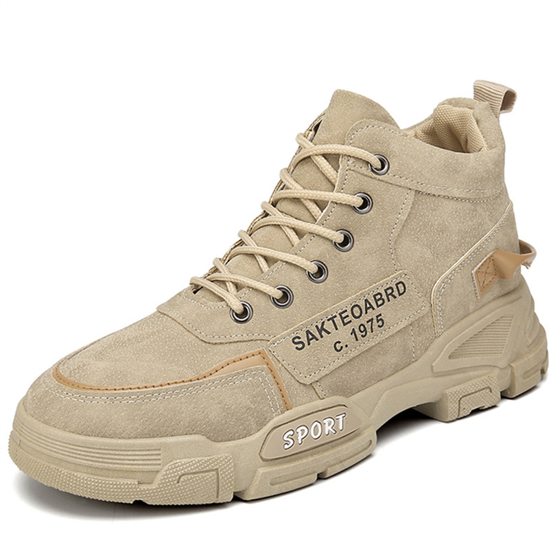 ZHANGCHENGFU Mens Casual European and American Trend in The Tube Boots Single Shoes ZHANGCHENGFU Mens Casual European and American Trend in The Tube Boots Single Shoes