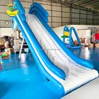 Toboggan gonflable en PVC personnalisé pour yacht, toboggan aquatique gonflable portable pour bateau, pour le divertissement des superyachts