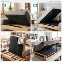 Tela de Poliéster con Espuma de Poliuretano de 3MM en el Interior, Ultrafina, para Muebles Comerciales, Forma de L