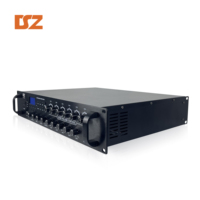 Amplificador de Potencia DSZ de 120W y 6 Zonas con MP3 para Música de Fondo y Sistema de Megafonía