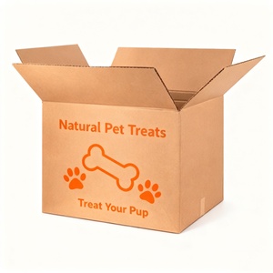 Carton de papier solide ondulé personnalisé en usine pour l'emballage de stockage expédition de <span class=keywords><strong>colis</strong></span> mobile logistique Express - Product Image 1