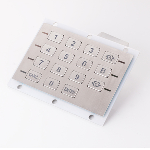 Tùy chỉnh đèn nền bằng thép không gỉ nước bằng chứng Máy bán hàng tự động bàn phím cho <span class=keywords><strong>kiosk</strong></span> - Product Image 5