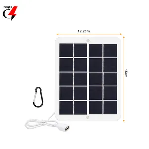 Folding Portable USB Mobile Phone Fast Charging Photovoltaic Power Generation Panel