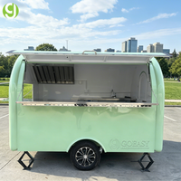 Kiosque mobile en fibre de verre et aluminium Goeasy pour la vente de bonbons, taille personnalisable et design résistant à la rouille