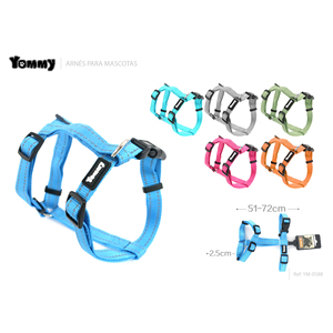 Harnais pour chien Yommy en nylon réglable 51-72cm réfléchissant - Product Image 1