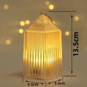 Christmas <b>Hanging</b> <b>Lights</b> Led Lantern Decorations Table Ornament <b>Battery</b> <b>Operated</b> Electric LED Lignts Home Decor Merry Christmas - Product Image 2