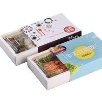 Biodegradable Printed Take Away Kraft Paper Box Disposable Lunch Paper Food Containers Packaging Box