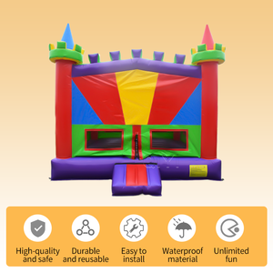 Château gonflable pour usage commercial, taille et couleur personnalisables, capacité supérieure à 500 kg, château de saut pour les fêtes d'enfants - Product Image 2