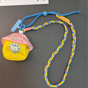 Cordon universel pour téléphone portable, long cordon diagonal avec jolie pochette de rangement, cordon multifonctionnel de sécurité anti-perte, tendance et pratique - Product Image 3