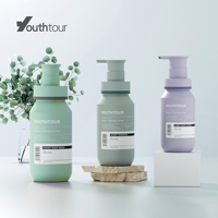 Lotion capillaire, après-shampoing, shampoing, désinfectant pour les mains YHC Model Cosmetic PE, 300 ml, 500 ml, 750 ml, emballage personnalisé