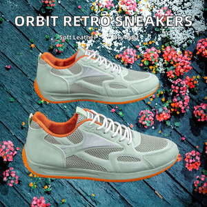 Scarpe da Corsa Casual Personalizzate di Alta Qualità Bottegas Venetas Orbit Low-top, Sneakers Retrò in Rete Argentata, Tendenza Moda per Camminare - Product Image 2