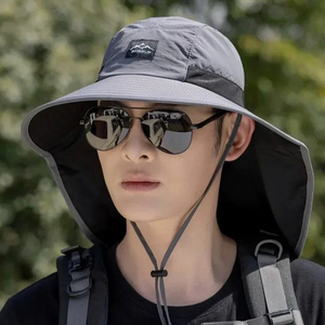 Sombreros de Verano con Ala Ancha y Protección para el Cuello, Unisex, Tipo Bucket, Visera para Exteriores, Secado Rápido, Protección Solar, para Pesca y Senderismo - Product Image 2
