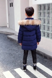 <span class=keywords><strong>Manteau</strong></span> d'Hiver <span class=keywords><strong>Chaud</strong></span> à Capuche pour Garçons, Veste en Coton Mi-Longue pour Enfants et Adolescents, Blouson d'Extérieur pour 6-8 Ans, 10-12 Ans, 13-14 Ans - Product Image 4