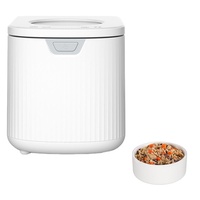 Filtro de olores y Diseño Seguro Cocina de alimentos para mascotas Gran CAPACIDAD DE 3.5L y fabricante automático de alimentos para mascotas Con 3 modos Cocinar, calentar, limpiar