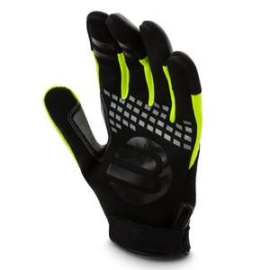 Guantes de verano Befast DARING Negro Amarillo XL - Product Image 2