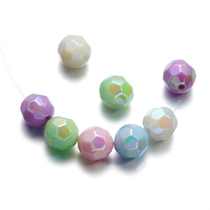 Acrylic Round Beads 16mm Soccer Shape For <b>Bracelet</b> Making Loose Beads Handmade Jewelry Craft Supplies - Product Image 4