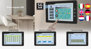 Système de pompe à chaleur géothermique haute efficacité 7.0 COP pour <span class=keywords><strong>chauffage</strong></span> et refroidissement domestique, électrique avec fonction géothermique - Product Image 4