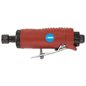 Meuleuse axiale pneumatique Fervi 0051, déclencheur droit, entrée d'air 1/4 femelle, échappement arrière - Product Image 1