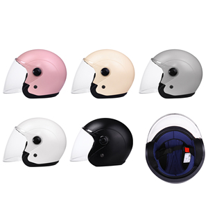 <span class=keywords><strong>Casque</strong></span> de <span class=keywords><strong>moto</strong></span> quatre saisons 4/3 pour homme et <span class=keywords><strong>femme</strong></span>, <span class=keywords><strong>casque</strong></span> demi-coque universel quatre saisons - Product Image 2