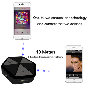 New Arrival 2021 Sản phẩm mới BTI-030 không dây màu xanh răng V4.1 + EDR Transmitter Receiver Adapter với AUX - Product Image 4