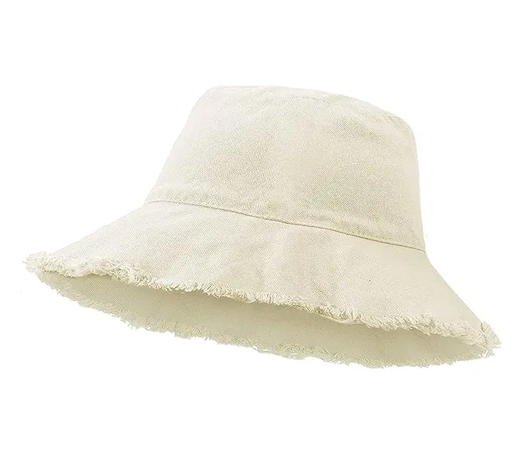 נשים חוף קיץ נבהל הגנה דלי חגור כובע שמש במצוקה