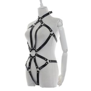 Poupées en cuir fétichistes, lingerie érotique, cage de bondage gothique, soutien-gorge, harnais, jarretière, bretelles, allure exotique pour le <span class=keywords><strong>sexe</strong></span> BDSM - Product Image 3