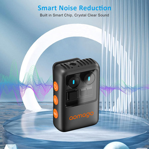 Siêu nhỏ gọn không dây LAV mic hệ thống với sạc trường hợp giảm tiếng ồn 170 mét phạm vi cho người sáng tạo nội dung iPhone Android - Product Image 3