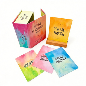 Tarjetas Inspiradoras para el Cuidado Personal y Alivio del Estrés, Meditación para Adultos, Crecimiento Personal, Tarjetas de Positividad Diaria, Tarjetas de Afirmación - Product Image 1