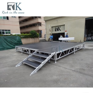 Detachable <b>Platform</b> <b>Stage</b> with Stairs Complete Set Aluminum <b>Stage</b> <b>Platform</b> - Product Image 4