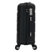 Set Koper Perjalanan PP 3 Buah Baru dari Pabrik, Roda 4*360 Derajat, Trolley Aluminium, untuk Unisex