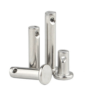 Single Hole Clevis Pins Wholesale Price <strong>A2</strong> A4 Clevis Pin With Flat Head Stainless Steel Threaded Clevis Pins With Hole - Product Image 6