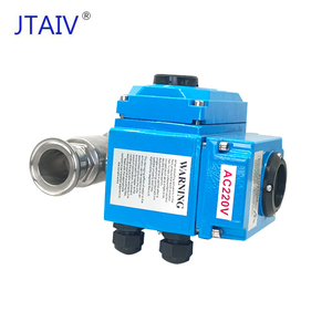 JTAIV OEM Válvula de Bola de 2/3 Vías con Brida DN25 SS316, Conexión por Abrazadera, Control de Flujo de Agua, Actuador 1.6-6.4MPa -15~150 para - Product Image 4