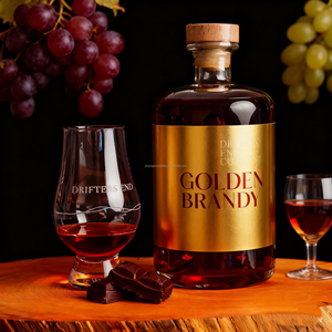 Ensemble de bouteilles de liqueur en verre vides 250 ml 500 ml 700 ml pour distillerie, gin artisanal, vodka, tequila, whisky avec bouchon hermétique - Product Image 2