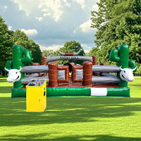 Aufblasbarer Mechanischer Bulle zum Verkauf: Verrücktes Rodeo-Bullenreiten, Mechanisches Kuh-Spiel, Bullenreiten-Simulator