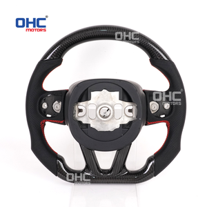 ABD'de STOKTA Gerçek Karbon Fiber LED Direksiyon Simidi Dodge Challenger 2015-2024 Charger SRT/SXT/GT/R/T/Scat Pack/Hellcat için - Product Image 3