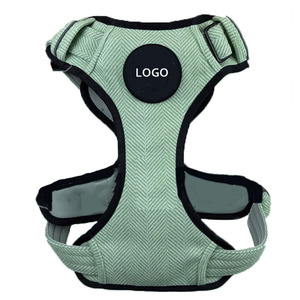 2023カスタムドッグハーネス新しいデザインツイードコンバットハーネストレーニング犬用耐久性のあるナイロン製爬虫類 - Product Image 5