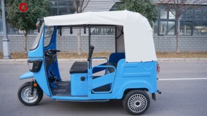 รถตุ๊กตุ๊กไฟฟ้าสามล้อ รถสามล้อไฟฟ้าขับเคลื่อนด้วยไฟฟ้า เหมาะสำหรับการเดินทางระยะสั้น ขนส่งผู้โดยสาร - Product Image 4