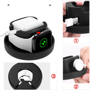 Tùy chỉnh di động Eva trường hợp khó khăn cho Samsung Galaxy watch4 & Apple xem không thấm nước thông minh đồng hồ sạc đứng & Mang trường hợp - Product Image 2