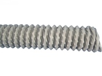 Tuyau d'évacuation industriel en PVC flexible et durable, anti-UV, en tissu nylon, résistant aux températures (-20 à +150°C), personnalisable