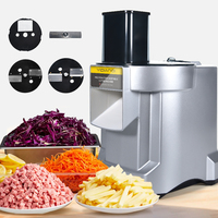Cortadora Eléctrica Multifuncional de Verduras y Frutas MOSEENER para Plantas de Procesamiento de Vegetales, 110/220V, Cortadora de Cebolla y Jengibre