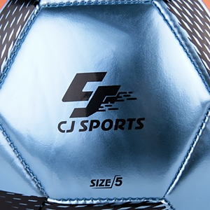 CJ Sports tamaño 5 balón de fútbol duradero plata TPU 410-450g cosido a máquina Vietnam recreación entrenamiento partido goma PVC - Product Image 3