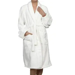 豪华酒店浴袍和服水疗浴袍女士100% 棉浴袍